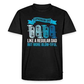 Euphonium Dad Design Für Euphoniumspieler Vater - T-shirt Premium bio Homme - noir - Devant - Nico (187cm)
