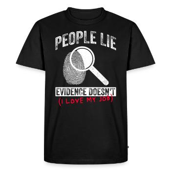 Forensisches Kriminologie-design Für Forensische - T-shirt Premium bio Homme - noir - Devant - Nico (187cm)