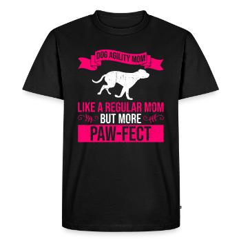 Dog Agility Mom Design Für Hunde-agility-training - T-shirt Premium bio Homme - noir - Devant - Nico (187cm)