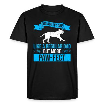 Dog Agility Dad Design Für Hund Agility Training - T-shirt Premium bio Homme - noir - Devant - Nico (187cm)