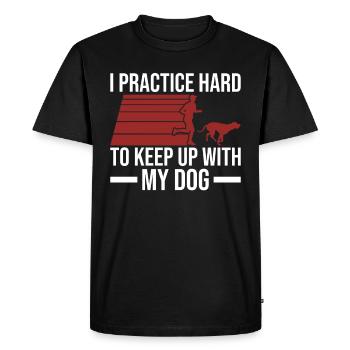 Dog Agility Design Für Hundebesitzer Und - T-shirt Premium bio Homme - noir - Devant - Nico (187cm)