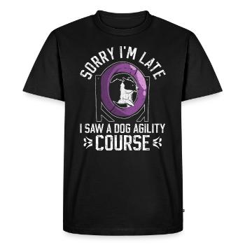 Dao Agility Design Für Hunde-agility-training - T-shirt Premium bio Homme - noir - Devant - Nico (187cm)