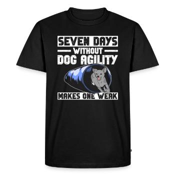 Hunde-agility-trainer-design Für - T-shirt Premium bio Homme - noir - Devant - Nico (187cm)