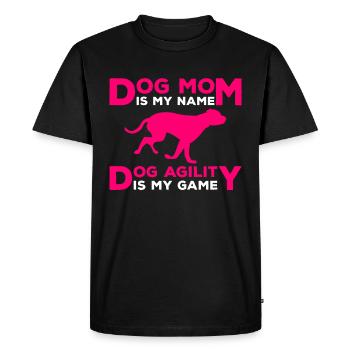 Dog Agility Mom Design Für Hundebesitzer - T-shirt Premium bio Homme - noir - Devant - Nico (187cm)