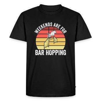 Hund Agility Design Für Hunde Hindernistraining - T-shirt Premium bio Homme - noir - Devant - Nico (187cm)