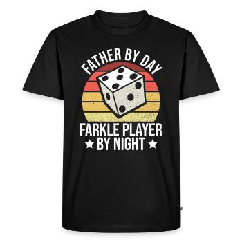 Farkle Dad Design Für Farkle Spieler Vater - T-shirt Premium bio Homme - noir - Devant - Nico (187cm)