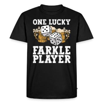 Farkle St. Patricks Design Für Bunco-spieler St. - T-shirt Premium bio Homme - noir - Devant - Nico (187cm)