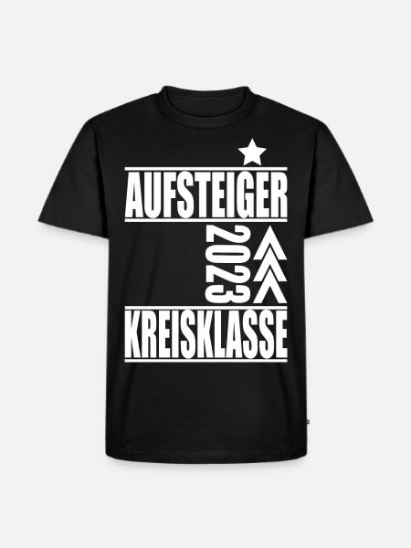 Aufsteiger Kreisklasse 2023 Aufstiegstrikot - Männer Premium Bio T-Shirt - Schwarz