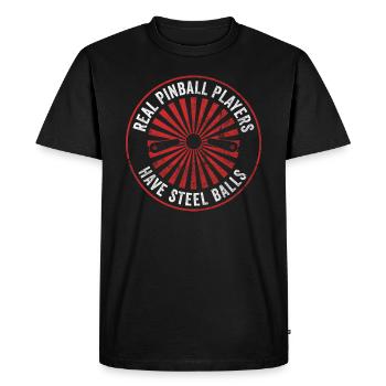 Retro-flipper-spiel-design Für Flipperspieler Und - T-shirt Premium bio Homme - noir - Devant - Nico (187cm)