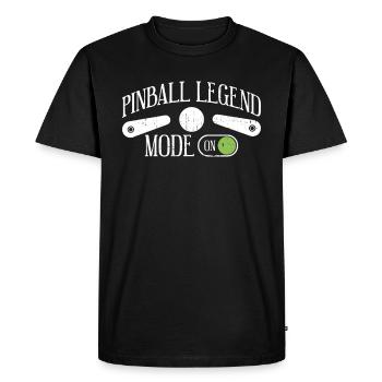 Flipper-spieler-design Für - T-shirt Premium bio Homme - noir - Devant - Nico (187cm)