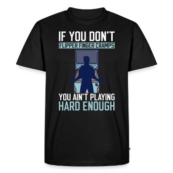 Flipper-spieler-design Für Retro-flipper-spieler - T-shirt Premium bio Homme - noir - Devant - Nico (187cm)