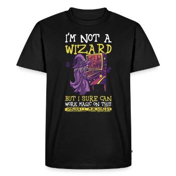 Retro-flipper-spiel-design Für Flipperspieler Und - T-shirt Premium bio Homme - noir - Devant - Nico (187cm)