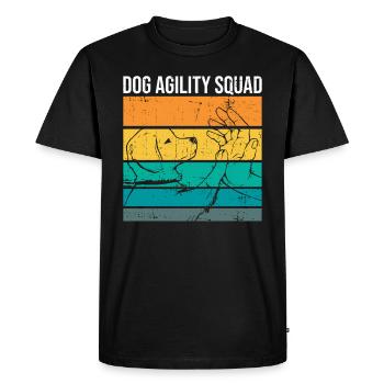 Hunde-agility-trainingsdesign Für - Men's Premium Organic T-Shirt - black - Front - Nico (187cm)