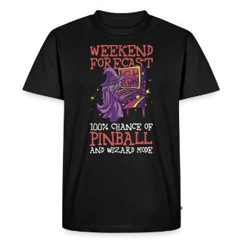 Klassisches Flipper-spiel-design Für - T-shirt Premium bio Homme - noir - Devant - Nico (187cm)