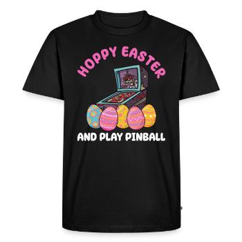 Oster-flipper-design Für - T-shirt Premium bio Homme - noir - Devant - Nico (187cm)