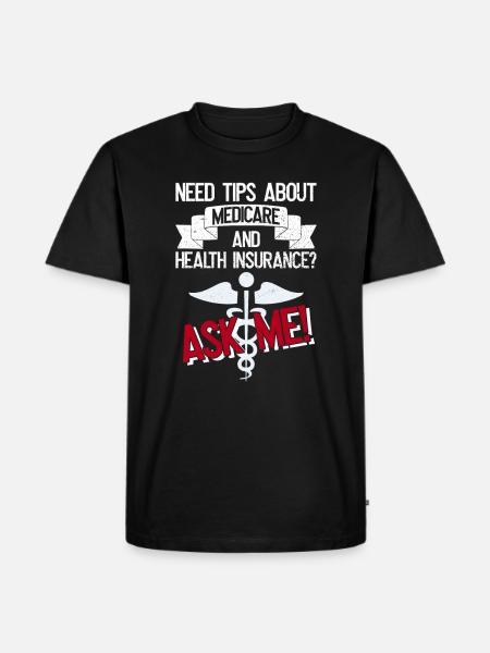 Medicare-versicherungsmakler Und - Men's Premium Organic T-Shirt - black