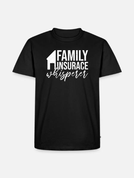 Familienversicherungsagenten-design Für - Men's Premium Organic T-Shirt - black