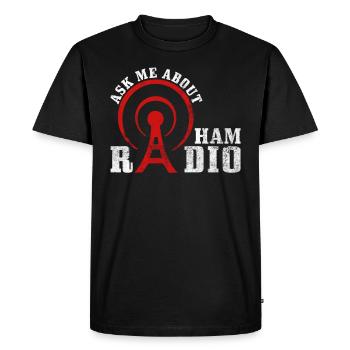 Amateurfunk-design Für Amateurfunk-amateur - T-shirt Premium bio Homme - noir - Devant - Nico (187cm)