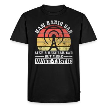 Amateurfunk-vater-design Für Amateurfunker-vater - T-shirt Premium bio Homme - noir - Devant - Nico (187cm)