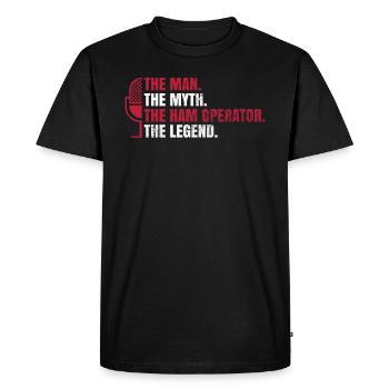 Amateurfunk-design Für Amateurfunk-amateur - T-shirt Premium bio Homme - noir - Devant - Nico (187cm)