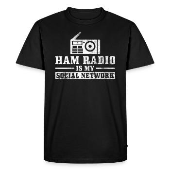 Amateurfunk-design Für Amateurfunk-amateur - T-shirt Premium bio Homme - noir - Devant - Nico (187cm)