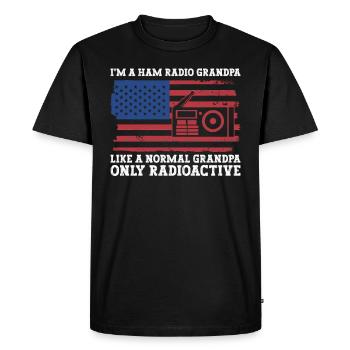 Amateurfunk-opa-design Für Lizenzierte - T-shirt Premium bio Homme - noir - Devant - Nico (187cm)