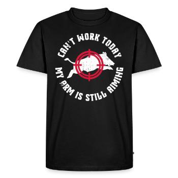 Schweinejagd-design Für Die Wildschweinjagd - T-shirt Premium bio Homme - noir - Devant - Nico (187cm)