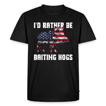 Patriotisches Wildschweinjagd-design Für Die - T-shirt Premium bio Homme - noir - Devant - Nico (187cm)