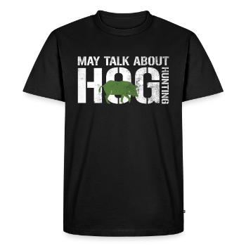 Schweinejagd-design Für Schweine-assasin - T-shirt Premium bio Homme - noir - Devant - Nico (187cm)