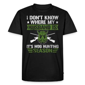 Schweinejagd-design Für Die Frau Eines - T-shirt Premium bio Homme - noir - Devant - Nico (187cm)