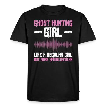 Geisterjagd-mädchen-design Für Paranormales - T-shirt Premium bio Homme - noir - Devant - Nico (187cm)