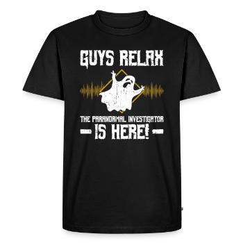 Paranormales Ermittlerdesign Für Paranormale - T-shirt Premium bio Homme - noir - Devant - Nico (187cm)