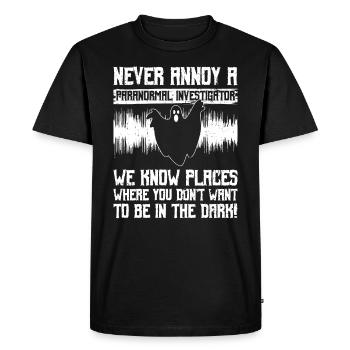 Paranormales Forscherdesign Für Paranormale - T-shirt Premium bio Homme - noir - Devant - Nico (187cm)