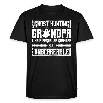 Geisterjagd-opa-design Für Paranormale Ermittler - T-shirt Premium bio Homme - noir - Devant - Nico (187cm)