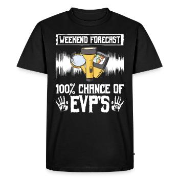 Paranormales Ermittlerdesign Für Paranormale - T-shirt Premium bio Homme - noir - Devant - Nico (187cm)