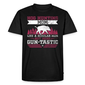 Schweine-gunting-mom-design Für - T-shirt Premium bio Homme - noir - Devant - Nico (187cm)