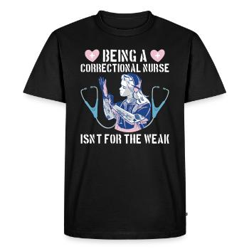 Gefängniskrankenpflege-design Für - T-shirt Premium bio Homme - noir - Devant - Nico (187cm)