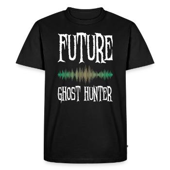 Paranormales Ermittlerdesign Mit Evp-recorder - T-shirt Premium bio Homme - noir - Devant - Nico (187cm)