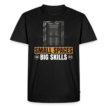 Aufzugsmechaniker-design Für Aufzugstechniker - Men's Premium Organic T-Shirt - black - Front - Nico (187cm)
