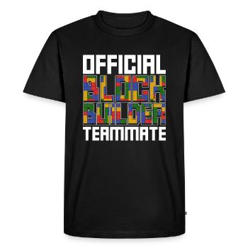 Kinderblock-gebäudedesign Zum Bauen Von - T-shirt Premium bio Homme - noir - Devant - Nico (187cm)