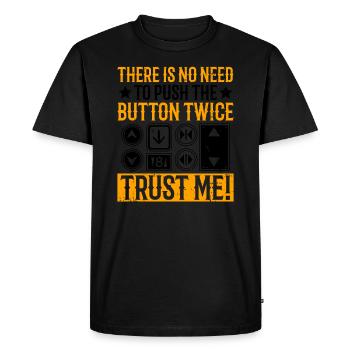 Aufzugsmechaniker-design Für Einen - T-shirt Premium bio Homme - noir - Devant - Nico (187cm)