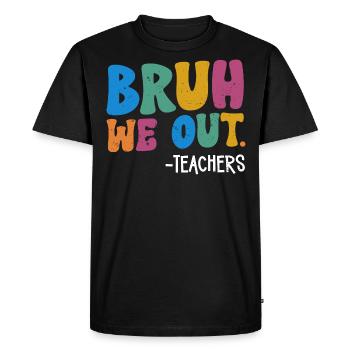 Mignon professeur de fin d’année scolaire Summer Bruh We Out - T-shirt Premium bio Homme - noir - Devant - Nico (187cm)