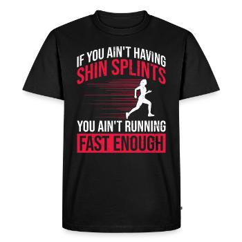Cross Country Coach Design Für Xc Coach Xc Running - Men's Premium Organic T-Shirt - black - Front - Nico (187cm)