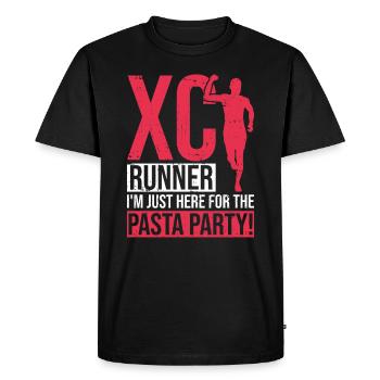 Xc-laufdesign Für Einen Xc-läufer - T-shirt Premium bio Homme - noir - Devant - Nico (187cm)