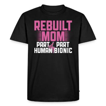 Bionische Hüftmutter Design Für Eine Mutter Mit - T-shirt Premium bio Homme - noir - Devant - Nico (187cm)