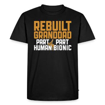 Bionische Hüftchirurgie Opa Design Für Die - T-shirt Premium bio Homme - noir - Devant - Nico (187cm)