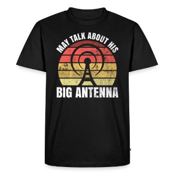 Amateurfunk-amateur-design Für Amateurfunker - T-shirt Premium bio Homme - noir - Devant - Nico (187cm)