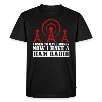 Amateurfunk-design Für Amateurfunk - T-shirt Premium bio Homme - noir - Devant - Nico (187cm)