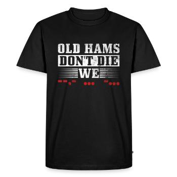 Amateurfunk-morsecode-design Für Lizenzierte - T-shirt Premium bio Homme - noir - Devant - Nico (187cm)
