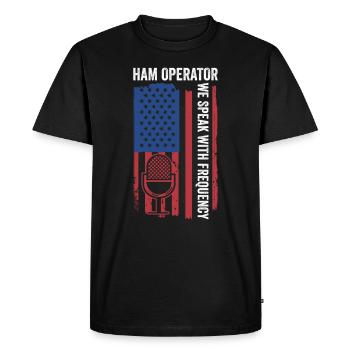 Amateur Ham Operator Usa Design Für - T-shirt Premium bio Homme - noir - Devant - Nico (187cm)